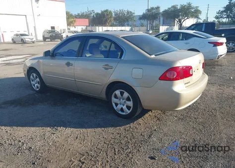 2008 Kia Optima Lx из США, поврежденный, VIN KNAGE123185168609